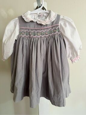 Petit Ami Smocked Dress & Shirt